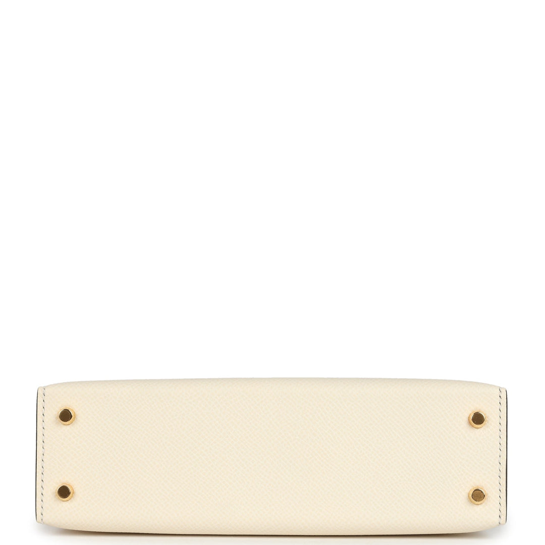 Hermes Kelly Sellier 20 Nata Epsom Gold Hardware