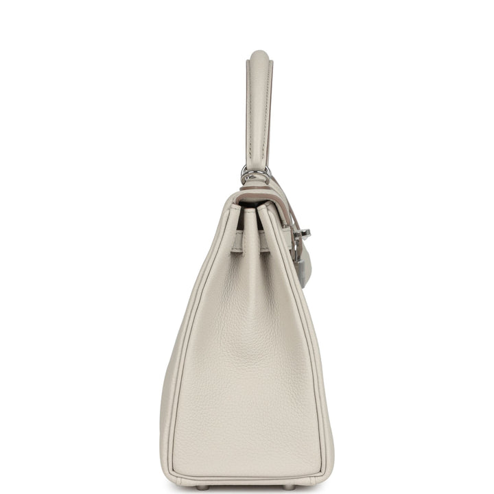 Hermes Kelly Retourne 25 Beton Togo Palladium Hardware