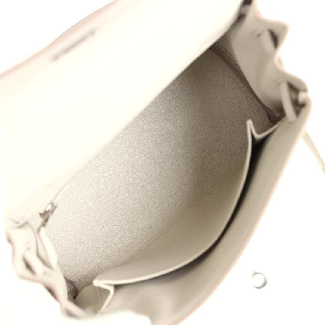 Hermes Kelly Retourne 25 Beton Togo Palladium Hardware