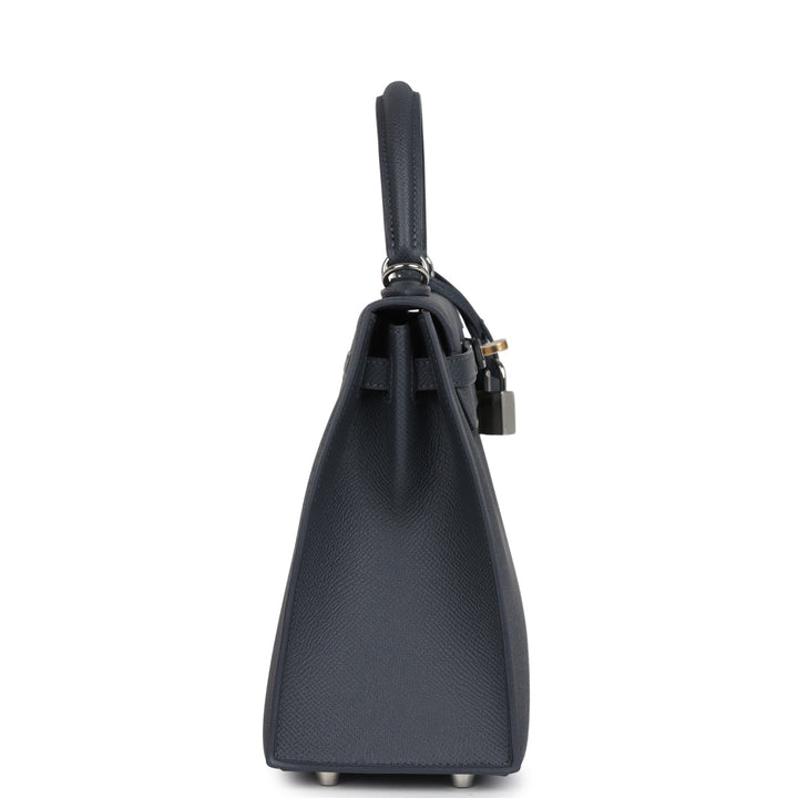 Hermes Kelly Sellier 25 Ardoise Epsom Electrum Hardware