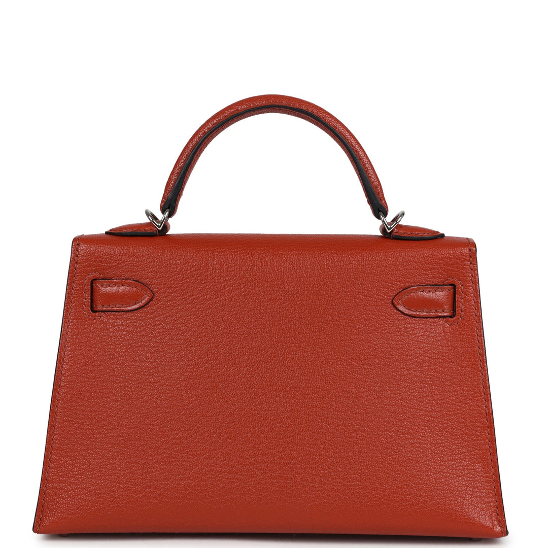 Hermes Kelly Sellier 20 Cuivre Chevre Mysore Palladium Hardware