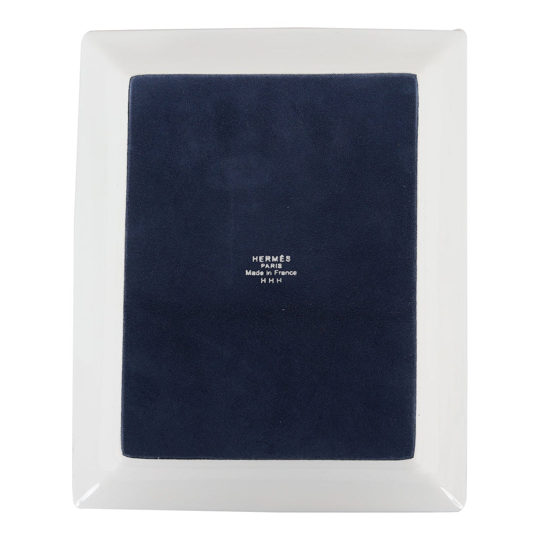 Top quality Hermes "Tatersale" Porcelain Change Tray