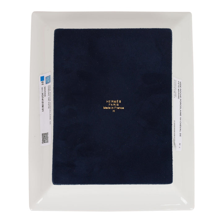 Hermes "Vide-poche Cheval de Fête" Porcelain Change Tray