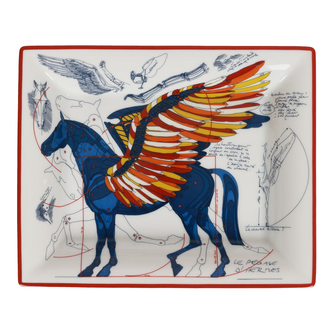 Top quality Hermes "Pegase" Porcelain Change Tray