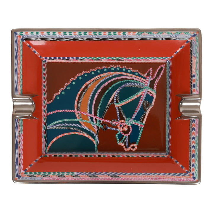 Top quality Hermes "Robe du Soir" Porcelain Ashtray