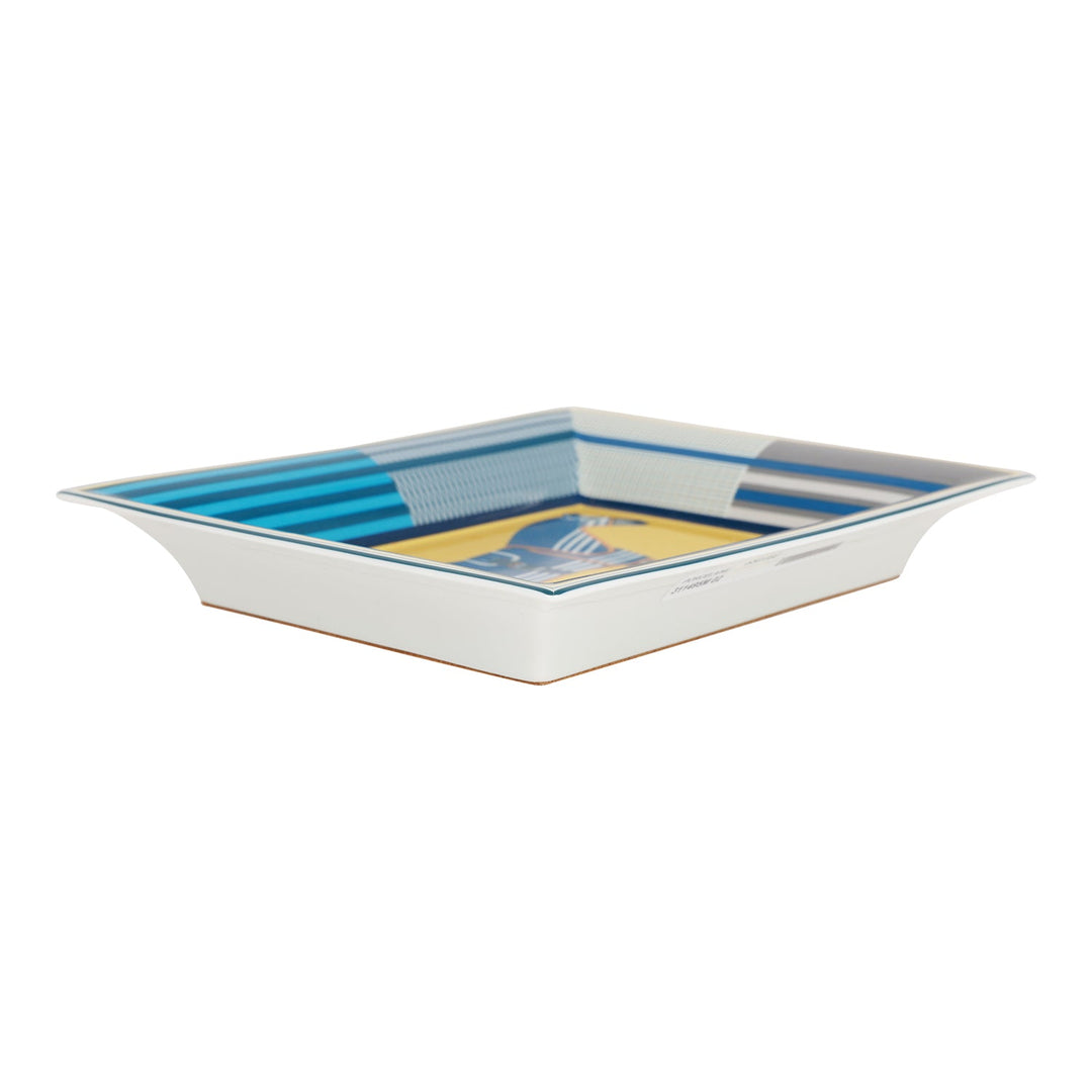 Top quality Hermes "Rocabar a Cheval" Porcelain Change Tray