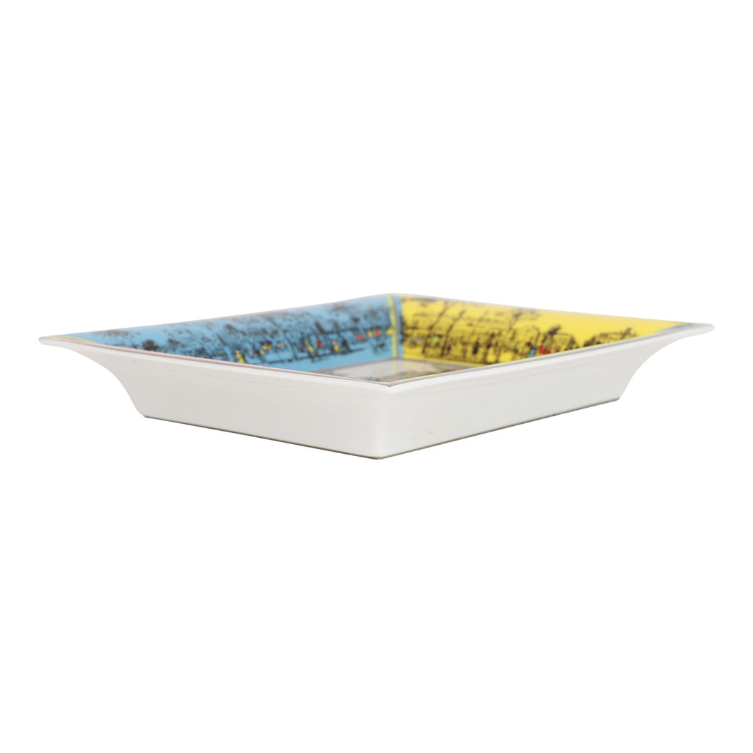 Top quality Hermes "L'Ombre des Boulevards" Porcelain Change Tray