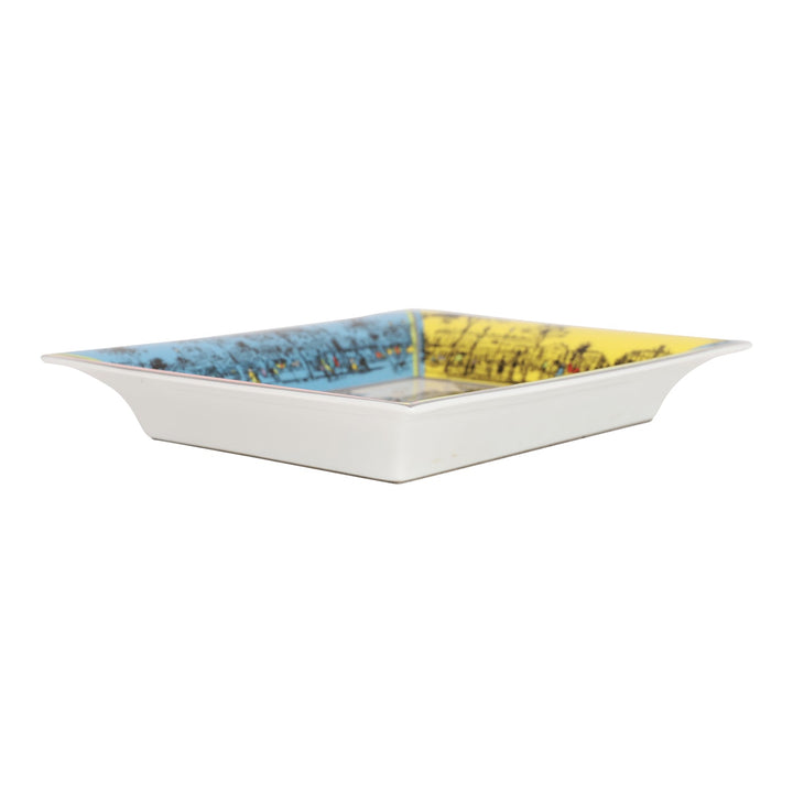 Top quality Hermes "L'Ombre des Boulevards" Porcelain Change Tray