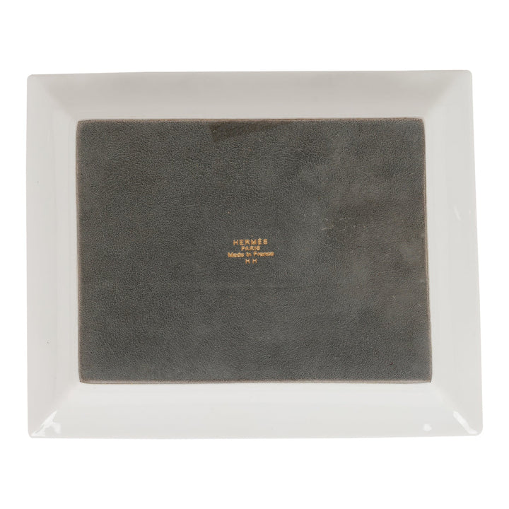 Top quality Hermes "L'Ombre des Boulevards" Porcelain Change Tray