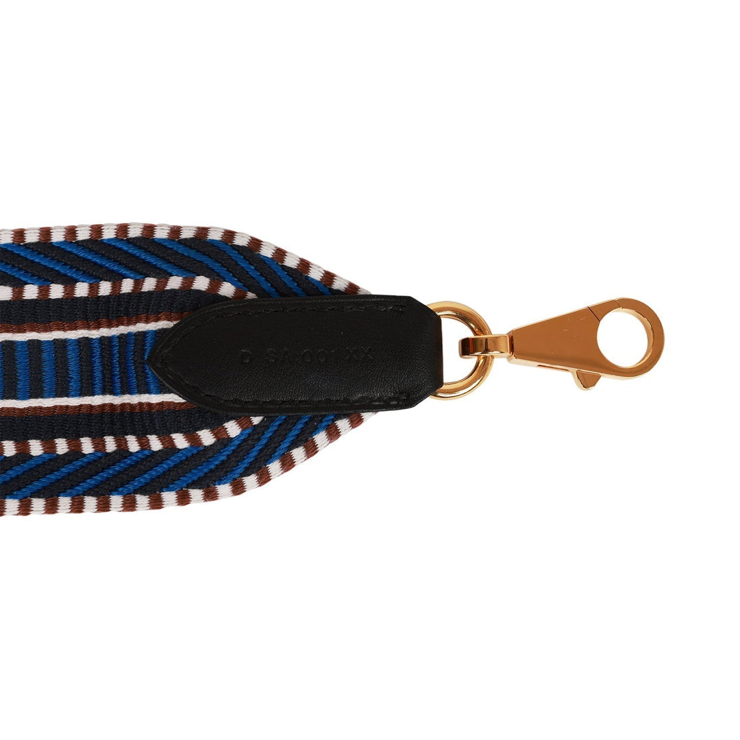 Top quality Hermes Multicolor and Black Swift Sangle Cavale (Strap) 85cm
