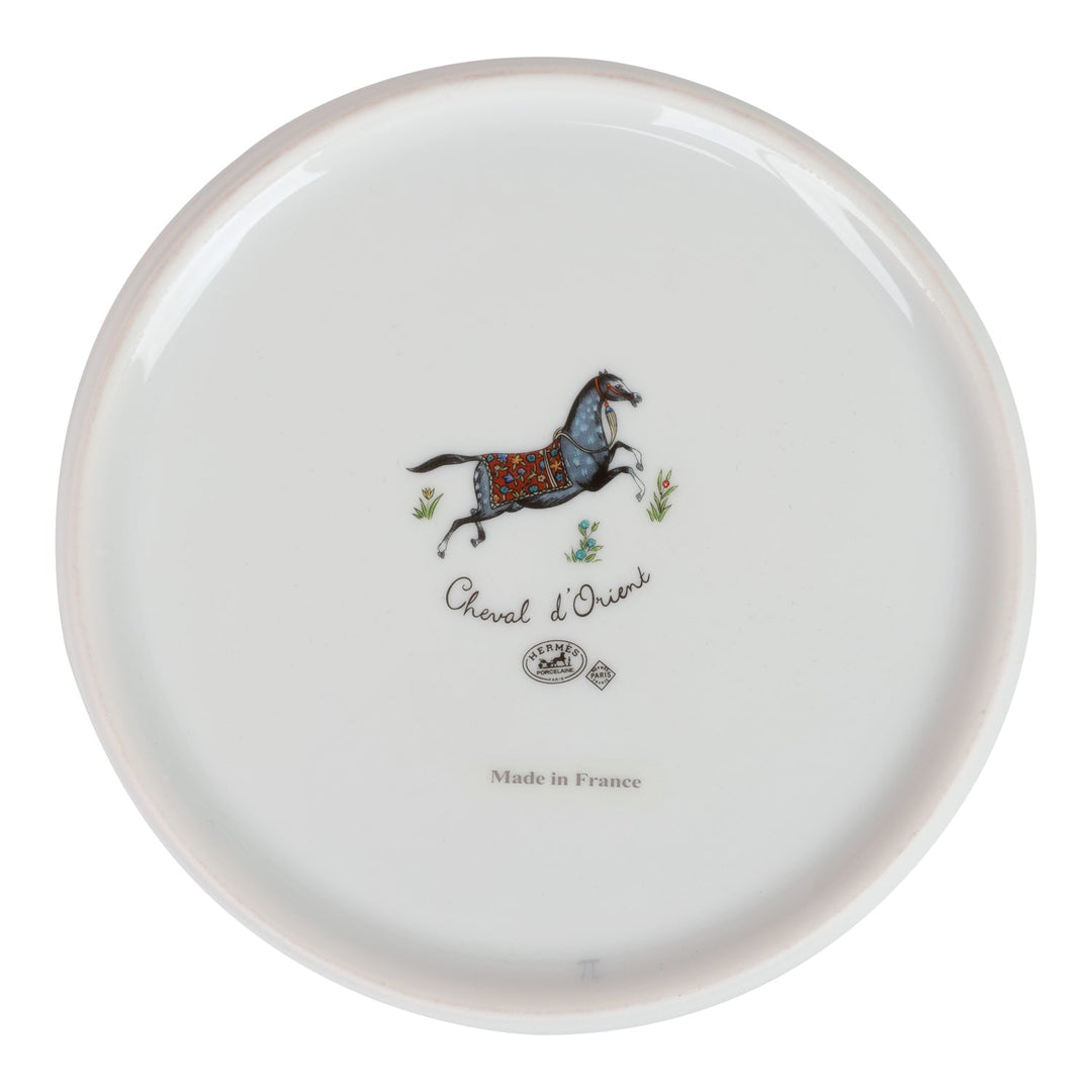 Top quality Hermes "Cheval D'Orient" Porcelain Desert Plate Set