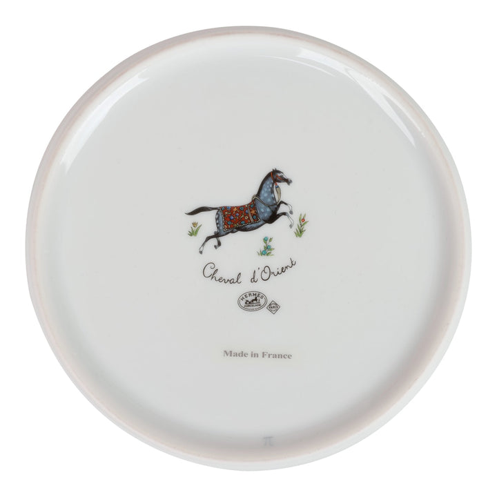 Top quality Hermes "Cheval D'Orient" Porcelain Desert Plate Set