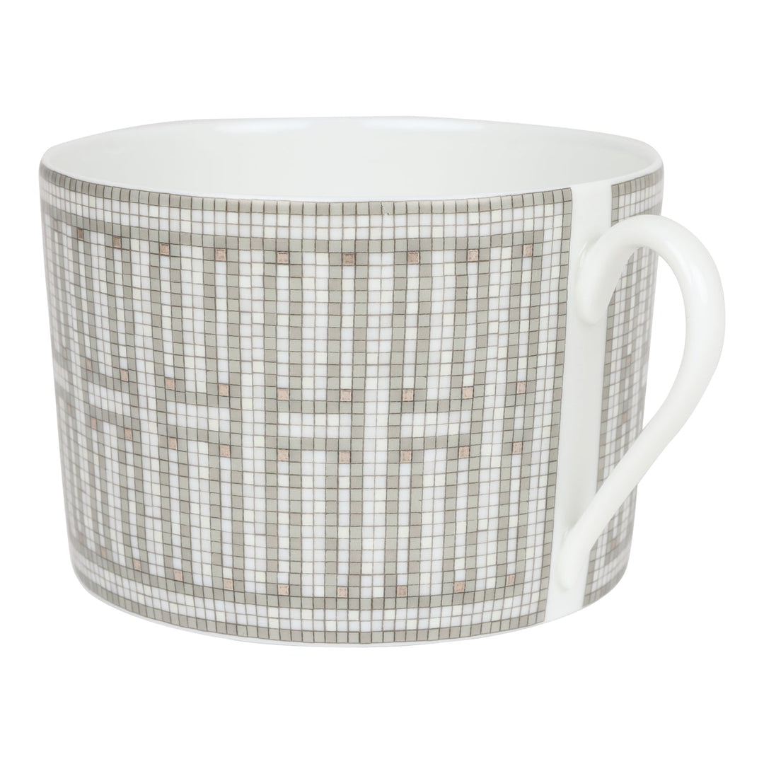Top quality Hermes "Mosaique Au 24" Porcelain Breakfast Cup and Saucer Set