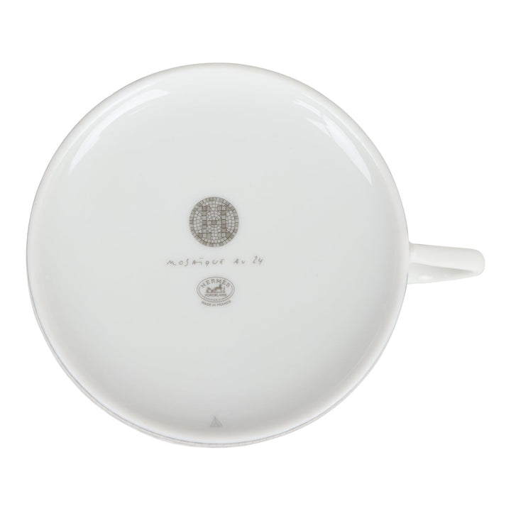 Top quality Hermes "Mosaique Au 24" Porcelain Breakfast Cup and Saucer Set