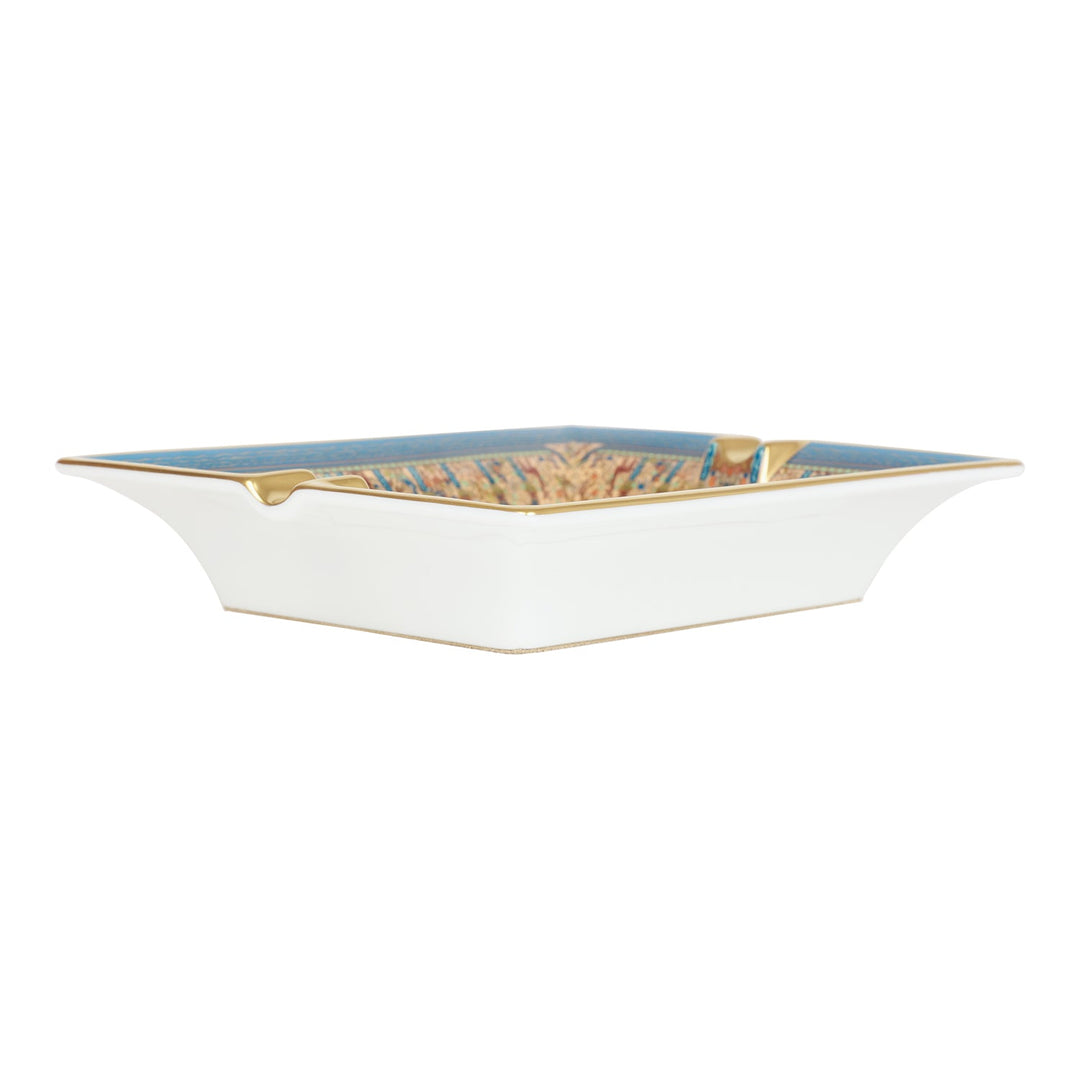Top quality Hermes "Les Jardins d'Armenie" Porcelain Ashtray