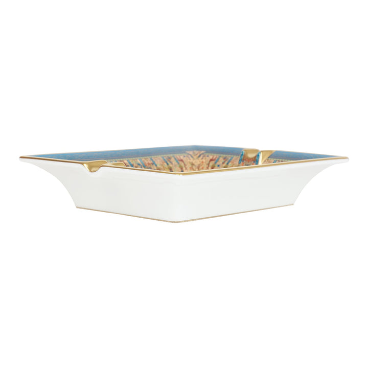Top quality Hermes "Les Jardins d'Armenie" Porcelain Ashtray