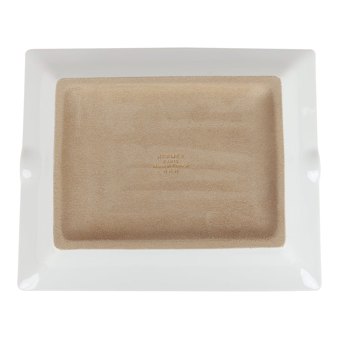 Top quality Hermes "Les Jardins d'Armenie" Porcelain Ashtray