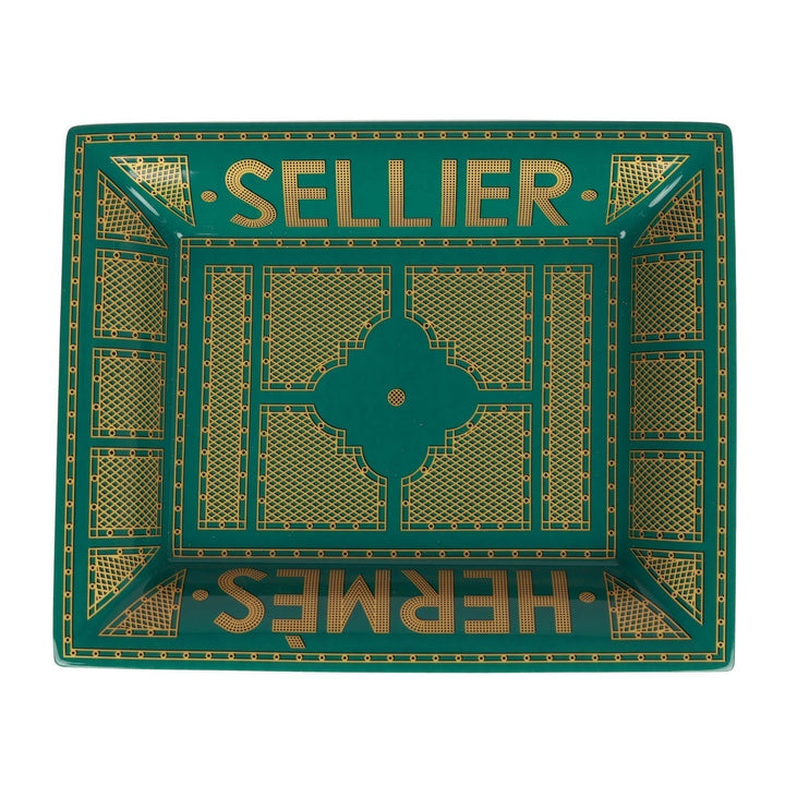 Hermes "Sellier" Porcelain Change Tray