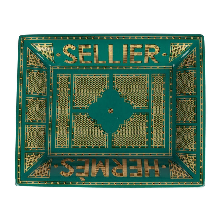 Top quality Hermes "Sellier" Porcelain Change Tray