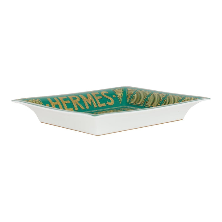 Top quality Hermes "Sellier" Porcelain Change Tray