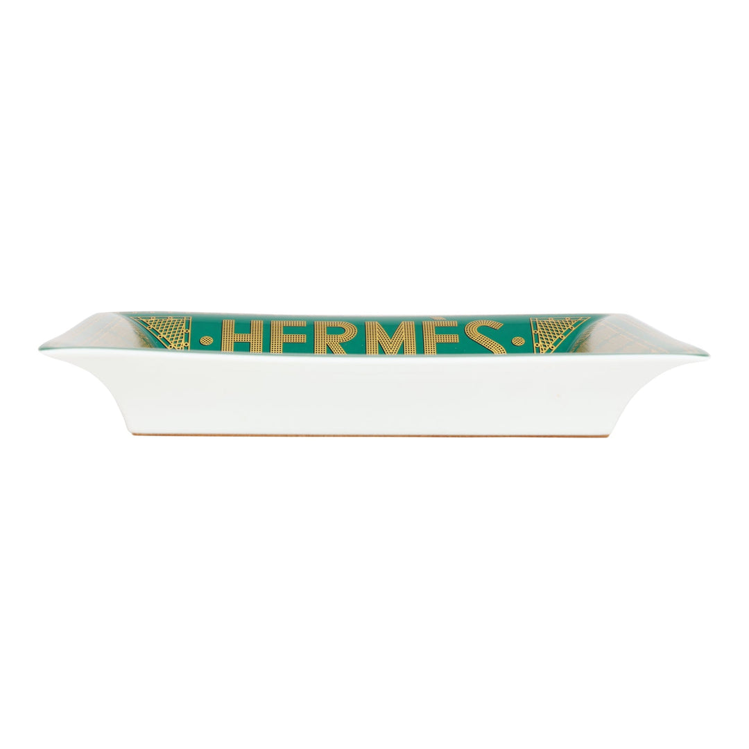 Top quality Hermes "Sellier" Porcelain Change Tray