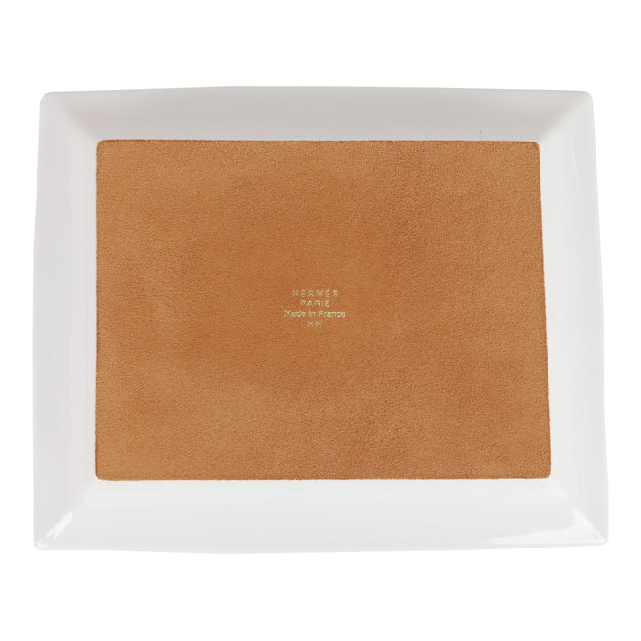 Top quality Hermes "Sellier" Porcelain Change Tray