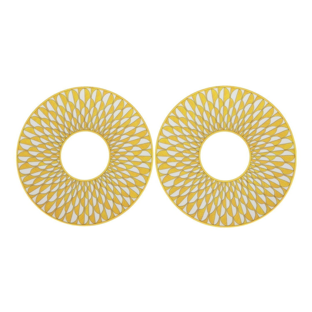 Top quality Hermes "Soleil D'Top quality Hermes" Porcelain Dinner Plate Set