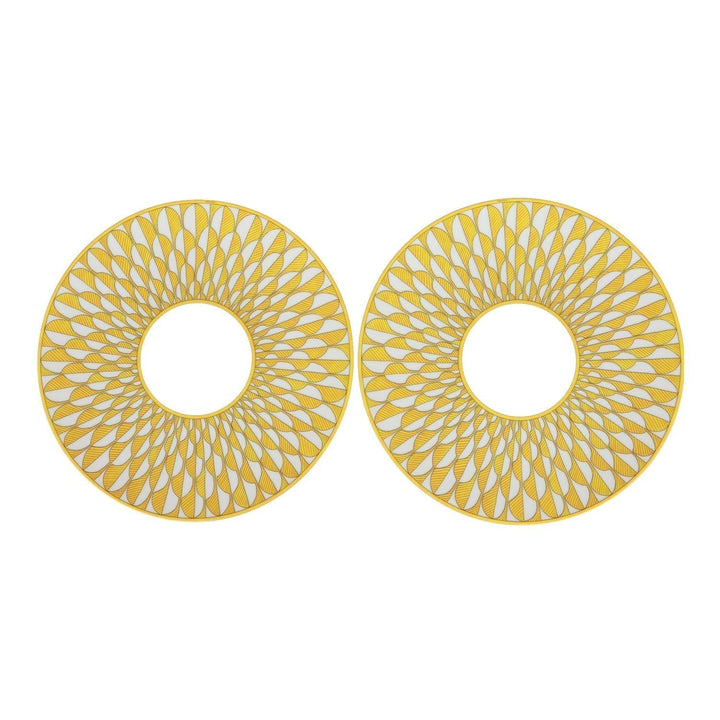 Top quality Hermes "Soleil D'Top quality Hermes" Porcelain Dinner Plate Set