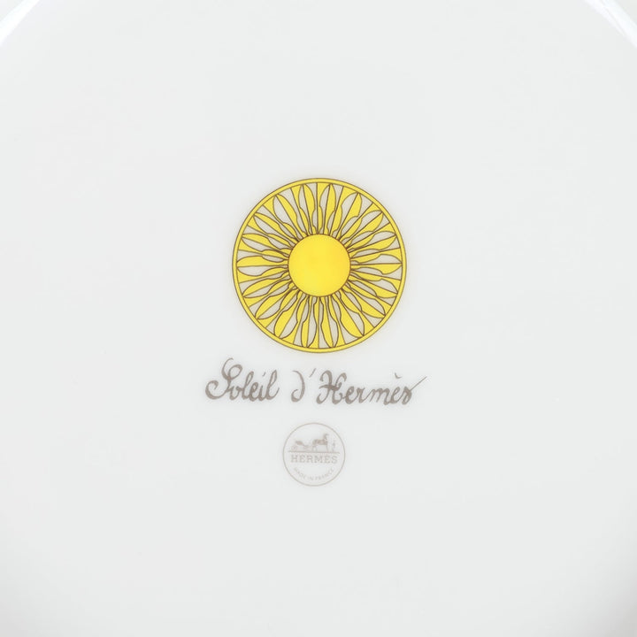 Top quality Hermes "Soleil D'Top quality Hermes" Porcelain Dinner Plate Set
