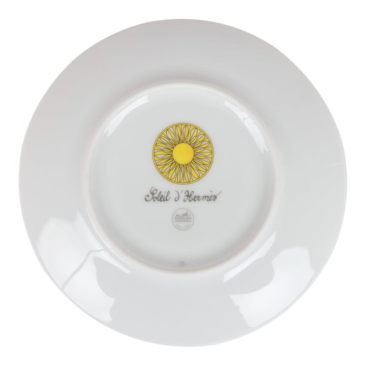 Top quality Hermes "Soleil D'Top quality Hermes" Porcelain Bread and Butter Plate Set