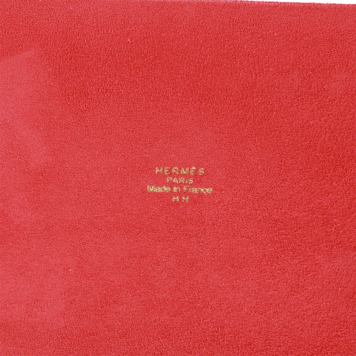 Top quality Hermes 2H Vide Poche "Top quality Hermes Sellier" Rouge Porcelain Change Tray