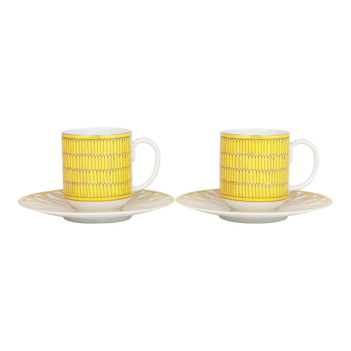 Top quality Hermes "Soleil D'Top quality Hermes" Coffee Cup and Saucer Set