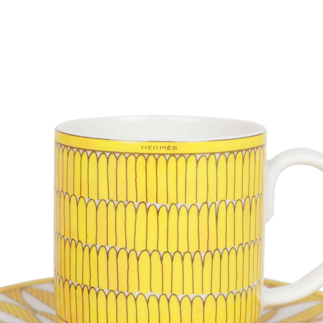 Top quality Hermes "Soleil D'Top quality Hermes" Coffee Cup and Saucer Set
