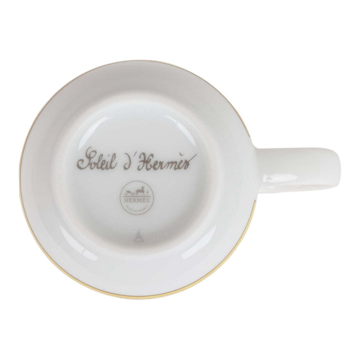 Top quality Hermes "Soleil D'Top quality Hermes" Coffee Cup and Saucer Set