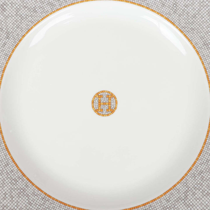 Top quality Hermes "Mosaique Au 24" Gold Presentation Plate Set