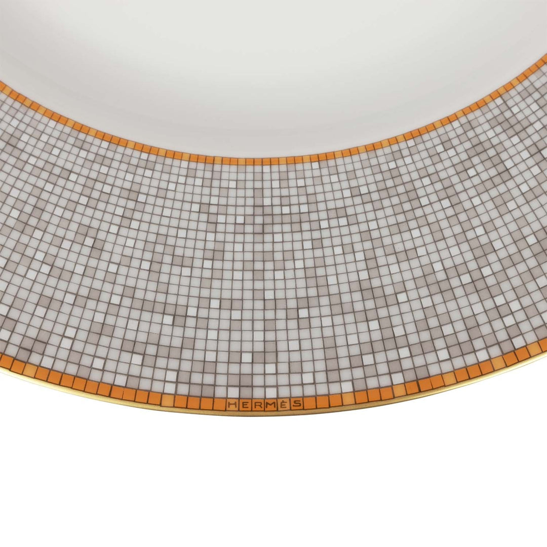 Top quality Hermes "Mosaique Au 24" Gold Presentation Plate Set