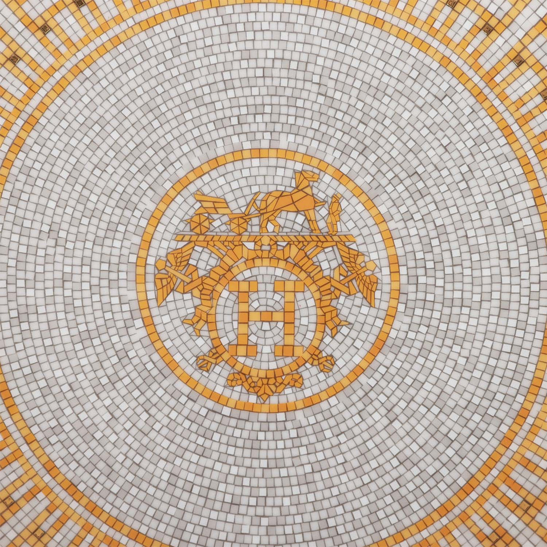 Top quality Hermes "Mosaique Au 24" Gold Dessert Plate Set
