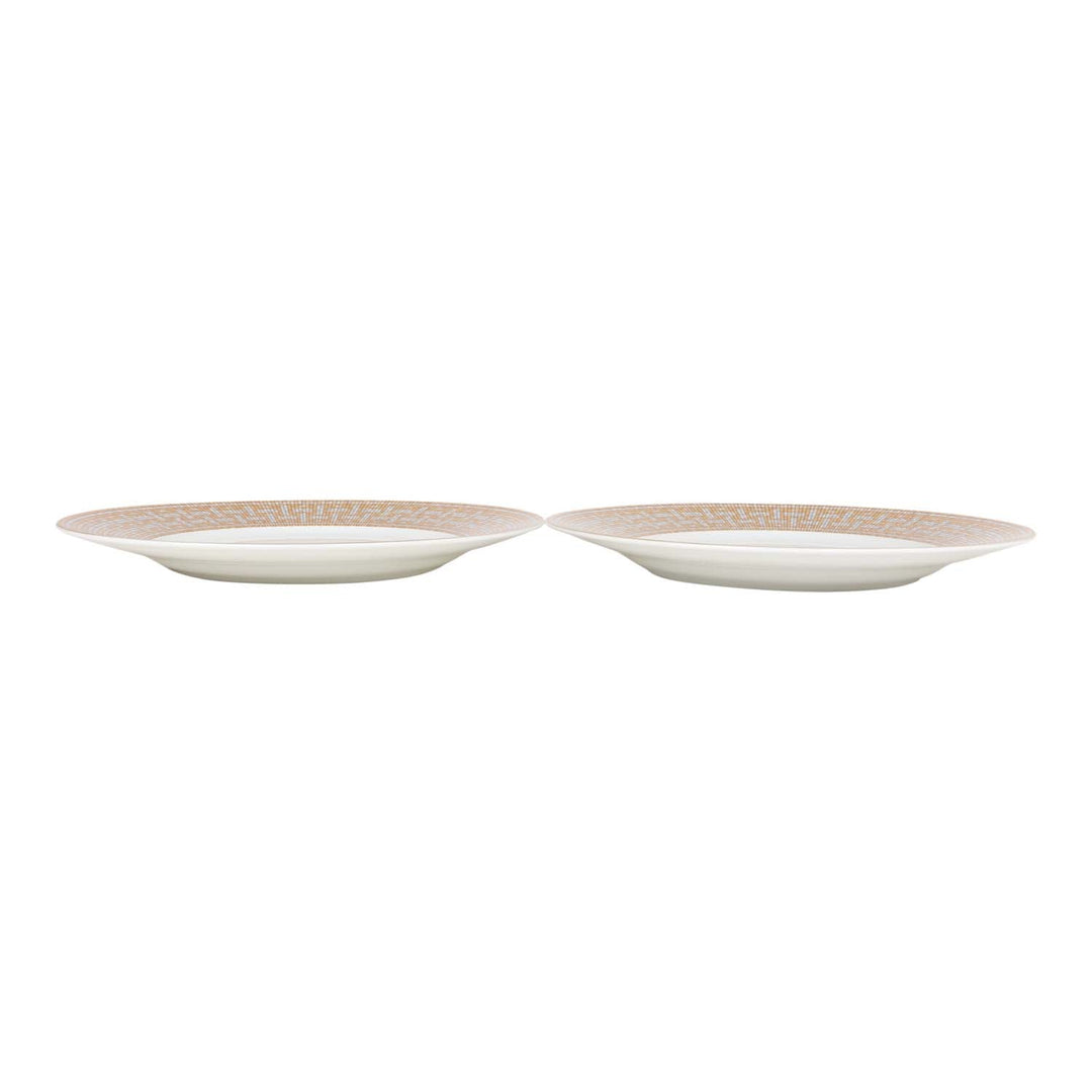 Top quality Hermes "Mosaique Au 24" Gold Dinner Plate Set