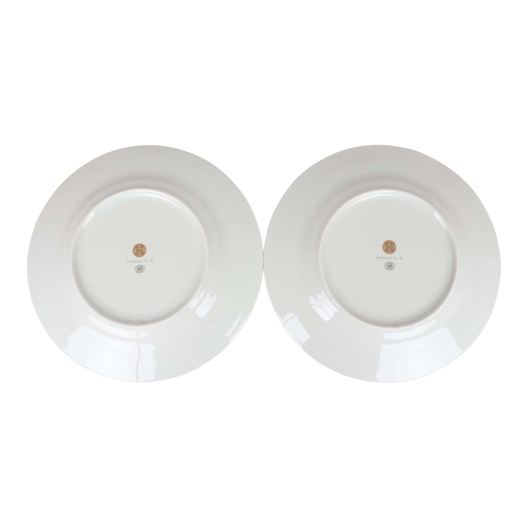 Top quality Hermes "Mosaique Au 24" Gold Dinner Plate Set