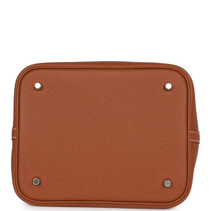 Top quality Hermes Picotin Lock 22 Gold Clemence Palladium Hardware