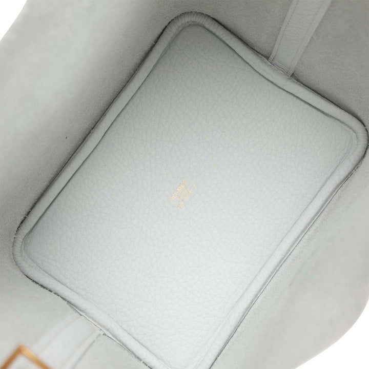 Top quality Hermes Picotin Lock 18 White Clemence Gold Hardware