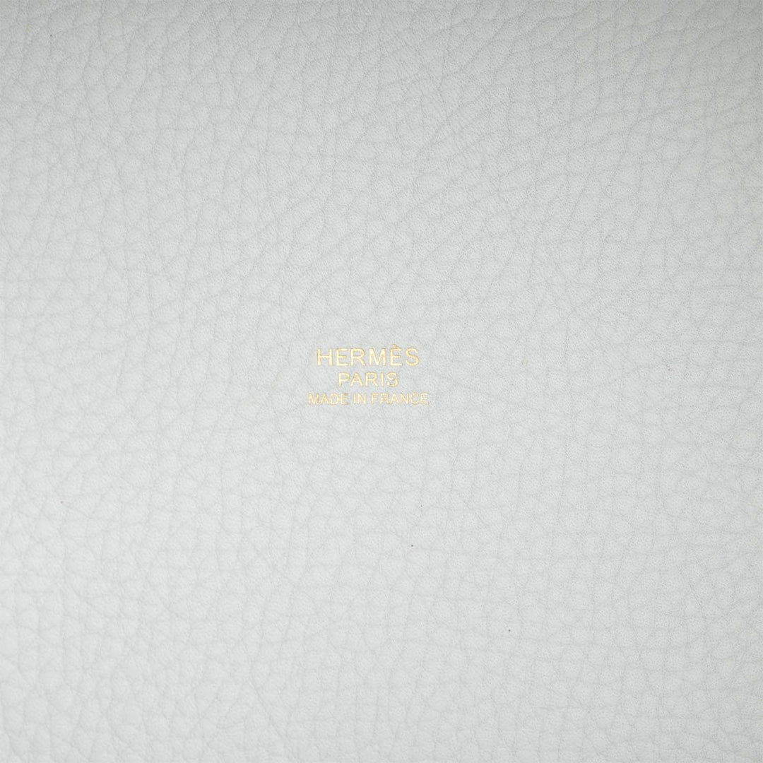 Top quality Hermes Picotin Lock 18 White Clemence Gold Hardware