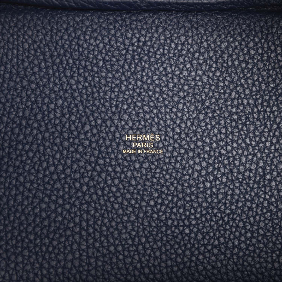 Top quality Hermes Picotin Lock 18 Bleu Nuit Clemence Gold Hardware