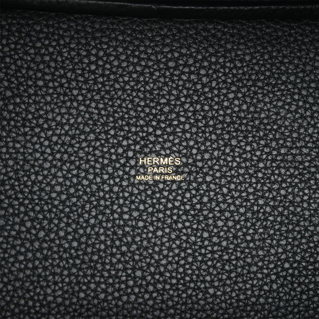 Top quality Hermes Picotin Lock 18 Casaque Vert Cypress, Bleu Nuit and Black Clemence Gold Hardware