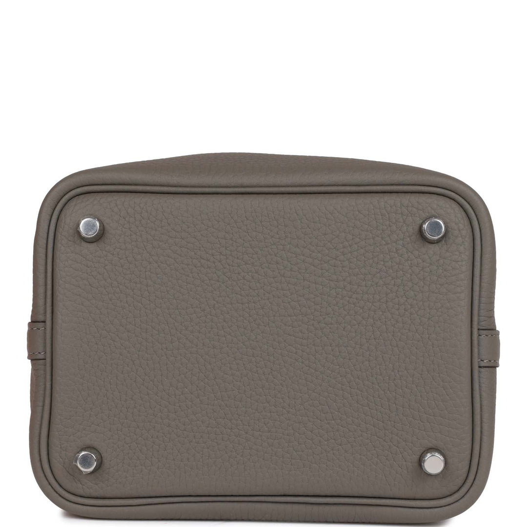 Top quality Hermes Picotin Lock 18 Gris Meyer Clemence Palladium Hardware