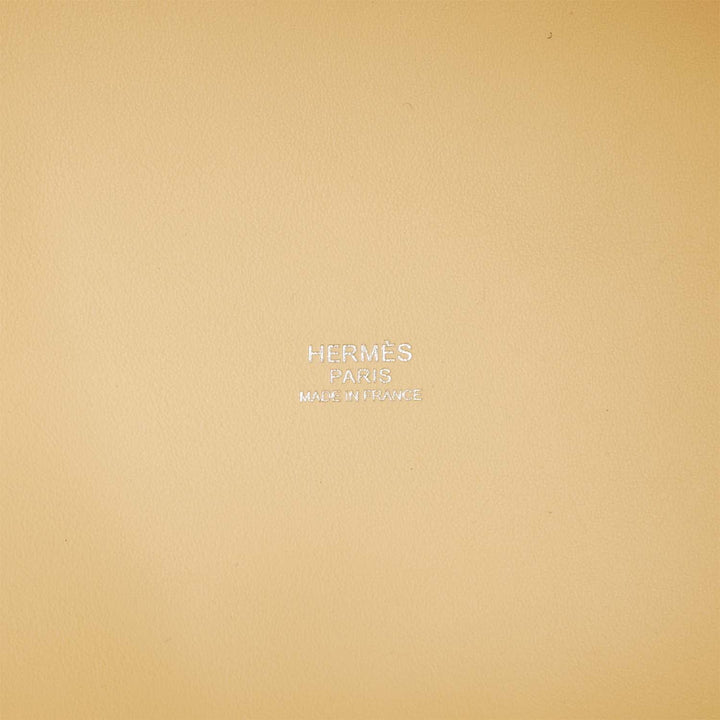 Hermes Picotin Cargo 18 Jaune Citron and Nata Swift and Toile Canvas Palladium Hardware