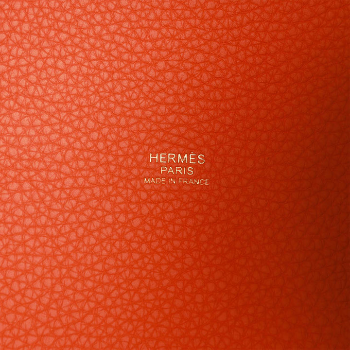Top quality Hermes Picotin Lock 18 Orange Clemence Gold Hardware