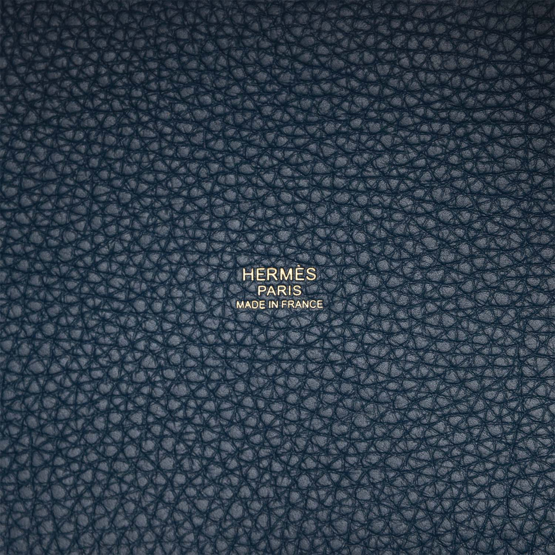 Top quality Hermes Picotin Lock 18 Bleu De Prusse Gold Hardware