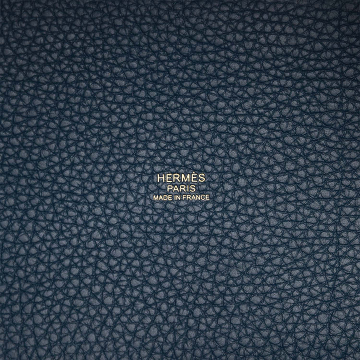 Top quality Hermes Picotin Lock 18 Bleu De Prusse Gold Hardware