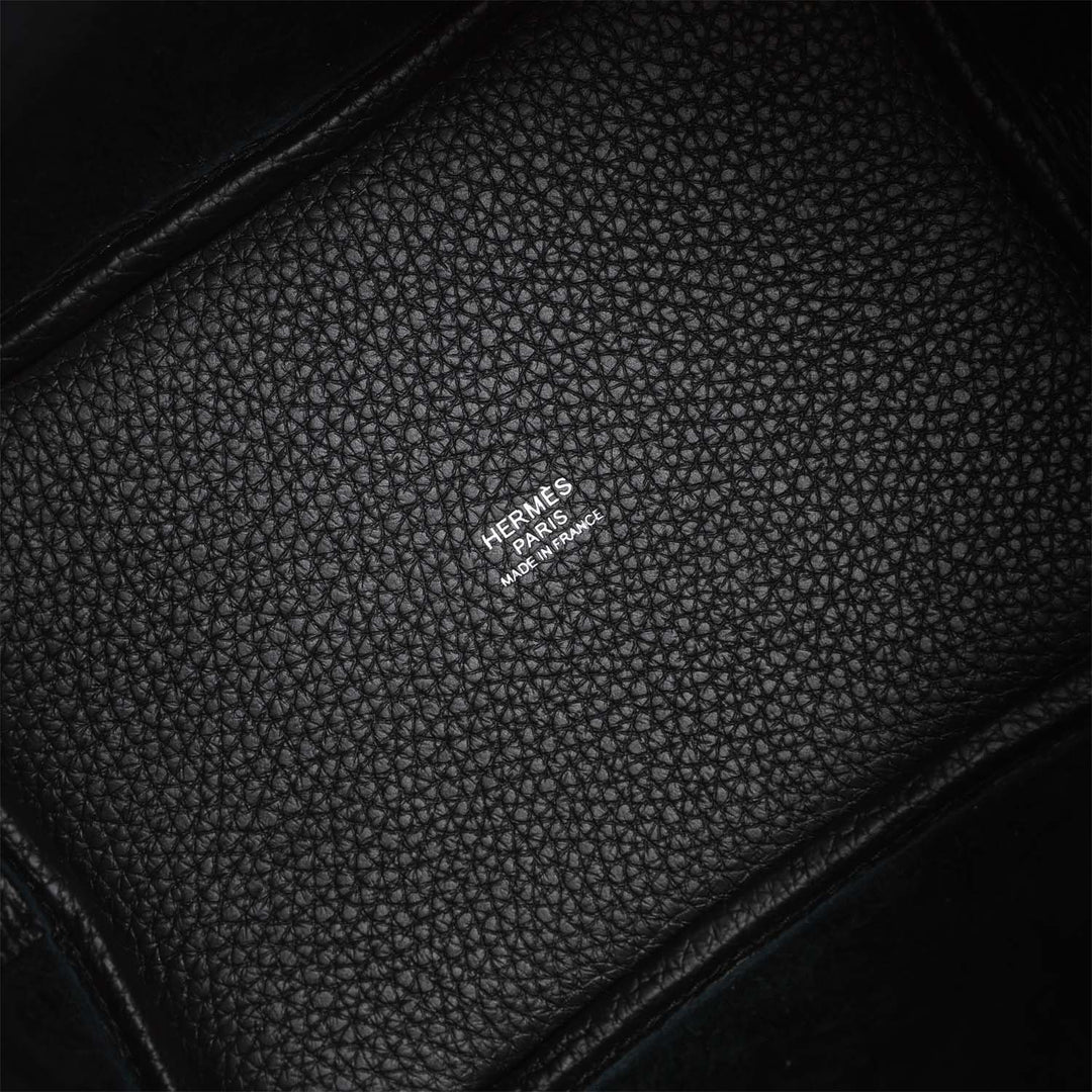 Top quality Hermes Picotin Lock 18 Black Clemence Palladium Hardware